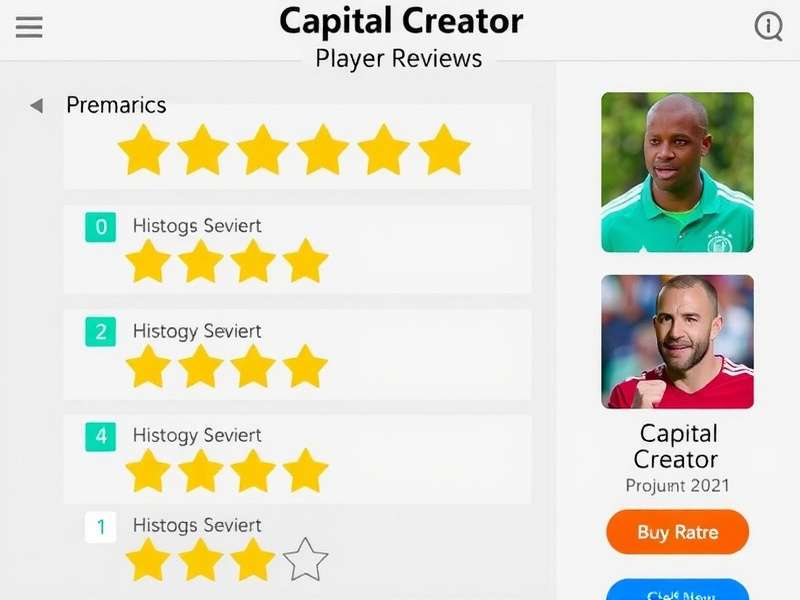 Capital Creator - Player reviews and ratings Capital Creator Player Reviews Screenshot showing high ratings